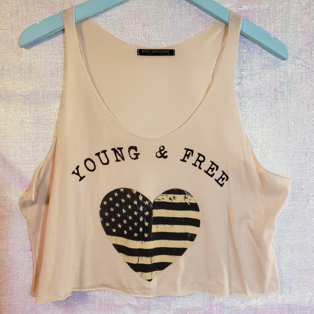 Rock❤Rose Classic Crop Top